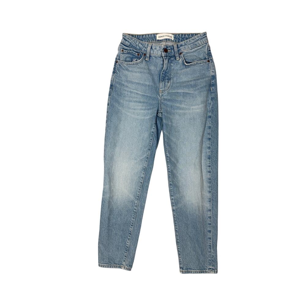 Aritzia Geena High Rise Straight Leg Ankle Jeans Pants Light Wash Denim 26